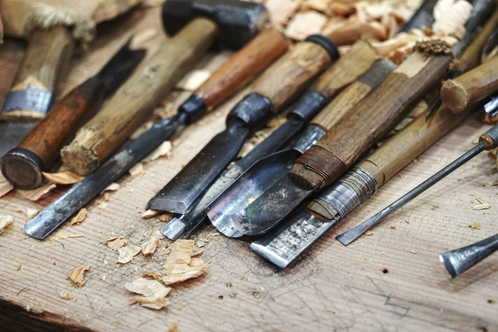 Werkzeuge Holzbildhauerei